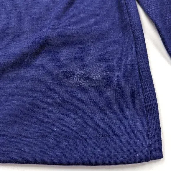 Vintage Tog-a-longs Turtleneck Boys Size 6X Navy Shirt Long Sleeve - Picture 4 of 5